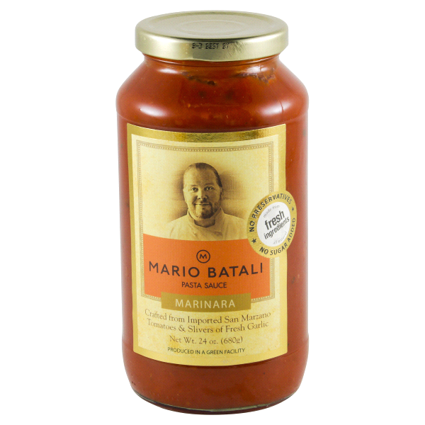 slide 1 of 2, Mario Batali Pasta Sauce - Marinara, 24 oz