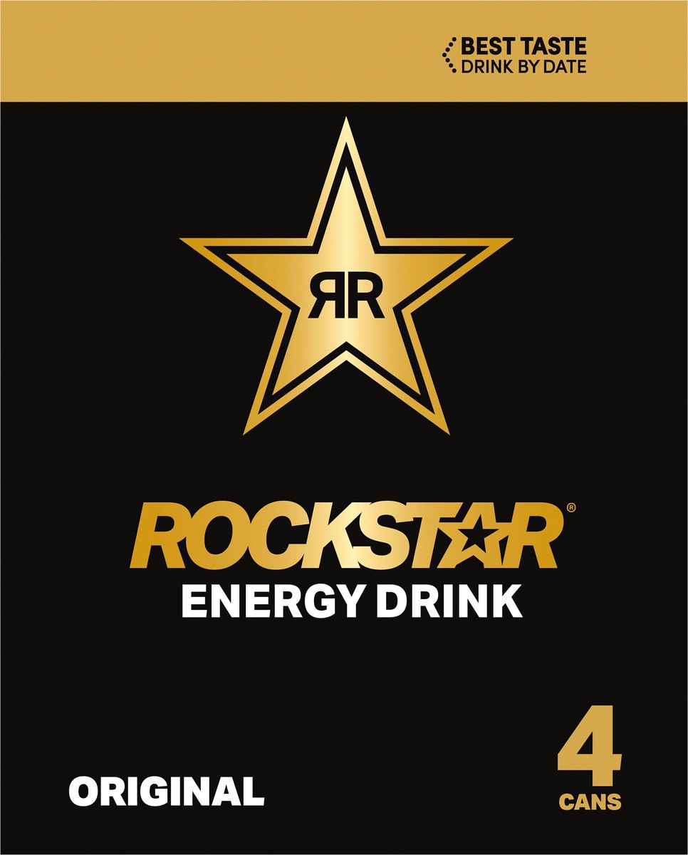 slide 6 of 6, Rockstar Energy Drink - 4 ct, 4 ct