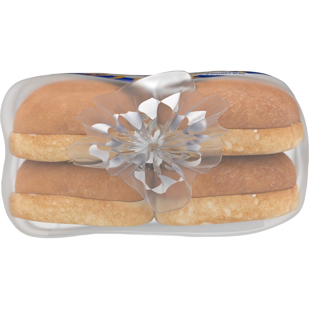 slide 1 of 3, Kroger Carbmaster White Hamburger Buns, 8 ct; 14 oz