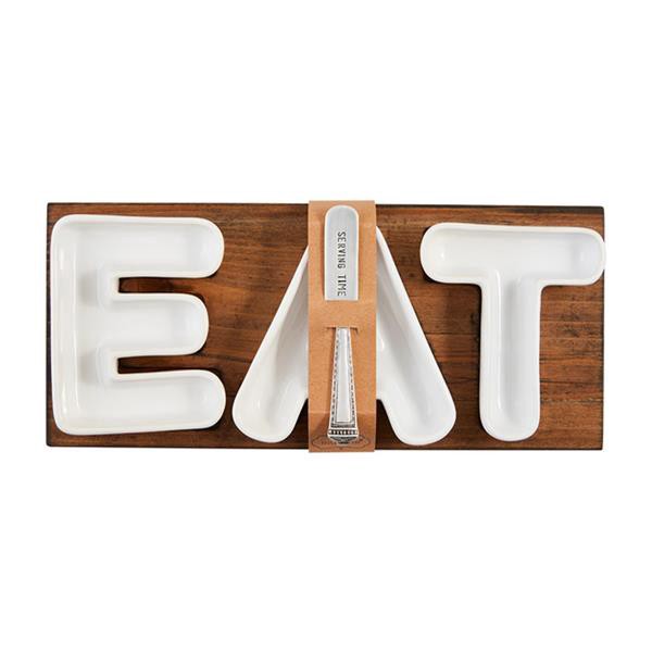 slide 1 of 1, Mud Pie Wood Board & Tidbit Set, 1 ct