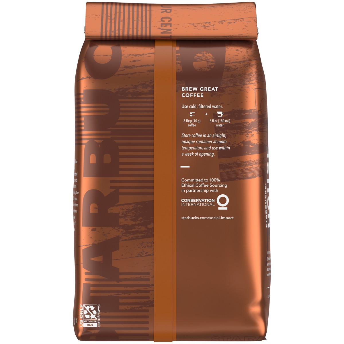 slide 12 of 13, Starbucks Ground Coffee—Medium Roast Coffee—House Blend—100% Arabica—1 bag (20 oz), 20 oz