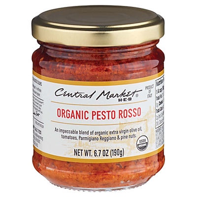 slide 1 of 1, Central Market Organic Pesto Rosso, 6.7 oz