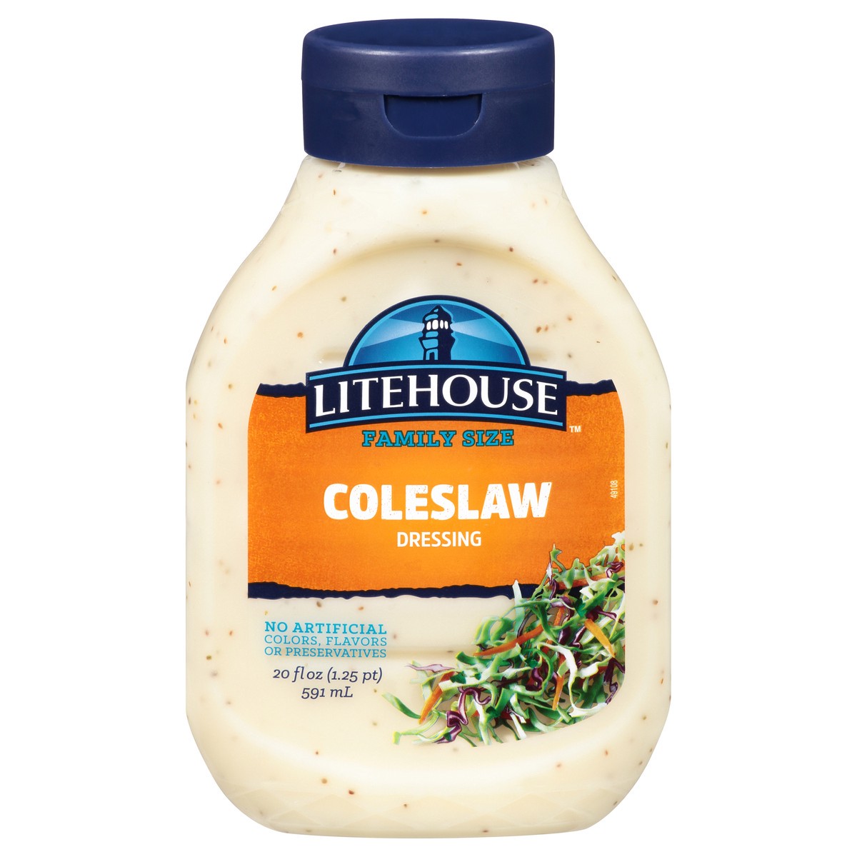 slide 4 of 14, Litehouse Family Size Coleslaw Dressing 20 fl. oz. Bottle, 20 fl oz