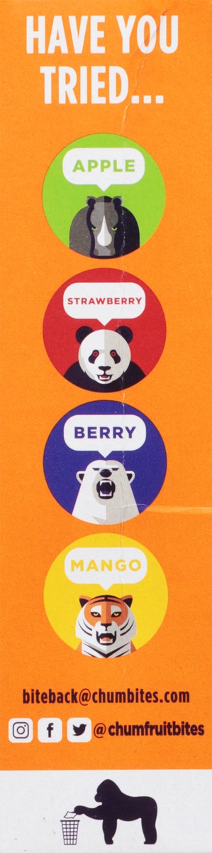 slide 9 of 9, Chum Peach Fruit Bites, 4-Pack, 0.7 oz