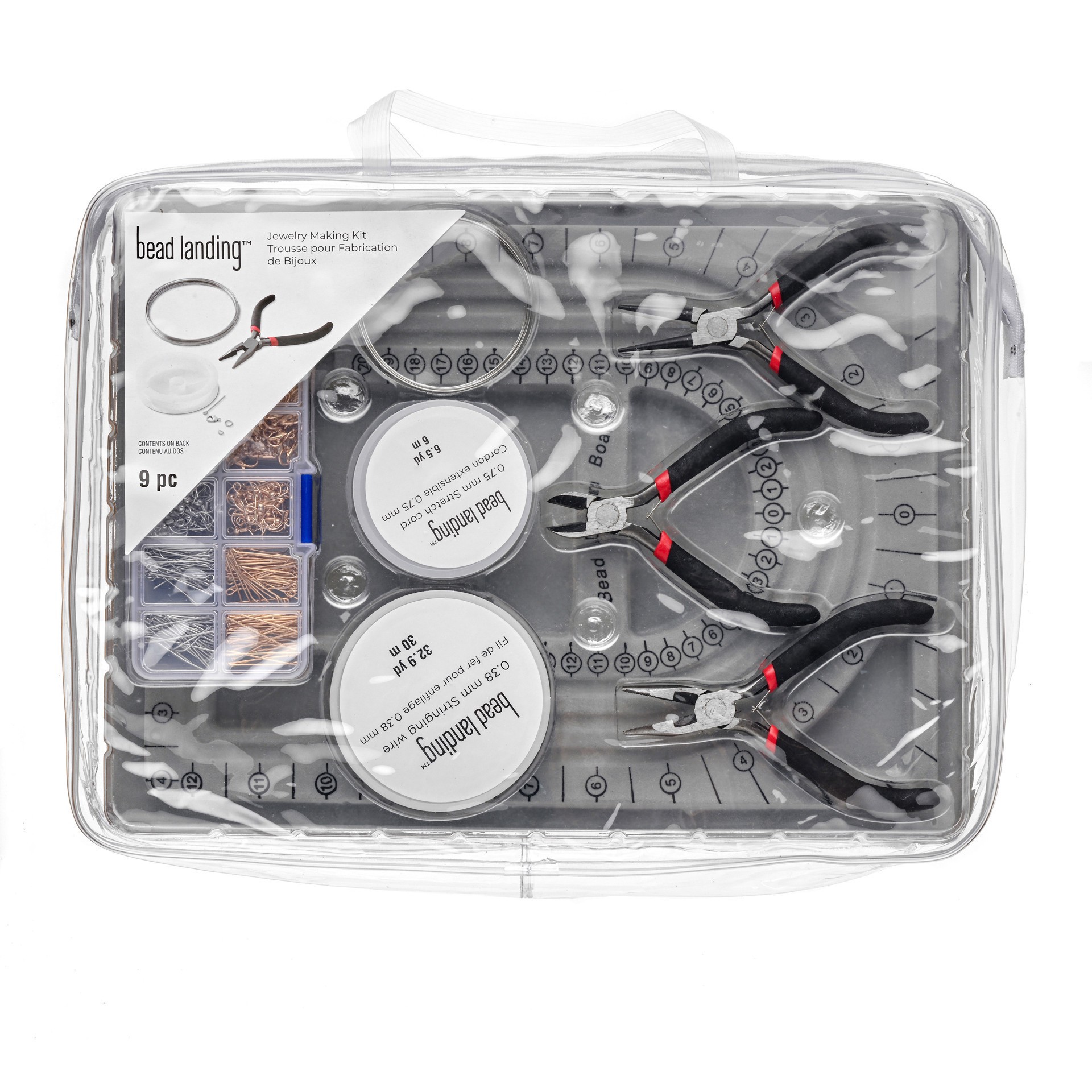 slide 2 of 3, Jewelry Making Tool & Findings Kit By Bead Landing, 12.8 in x 9.5 in x 0.6 in