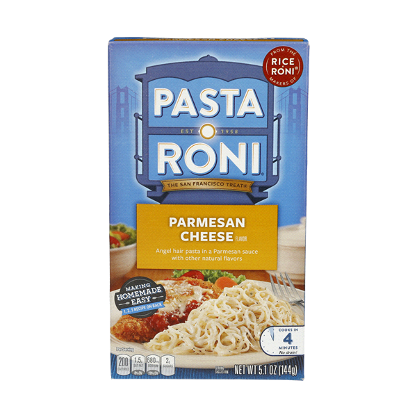 slide 1 of 1, Pasta Roni Parmesan Cheese Angel Hair, 5.1 oz