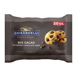 Ghirardelli 60% Cacao Bittersweet Chocolate Chips - 20 oz