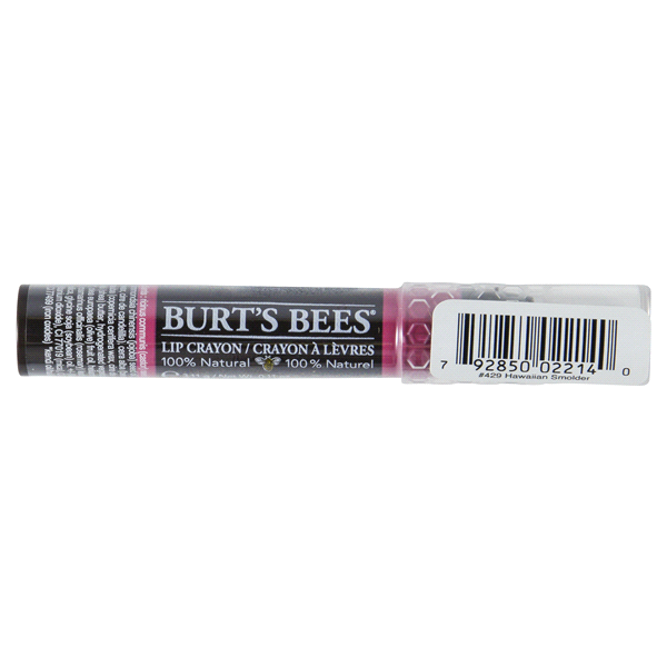 slide 1 of 2, Burt's Bees Lip Crayon, Hawaiian Smolder,, 1 ct