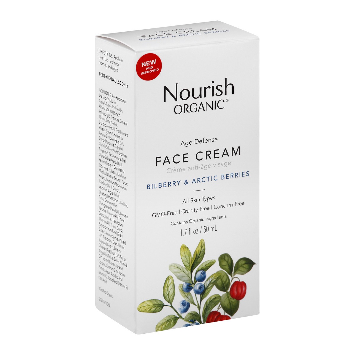 slide 6 of 12, Nourish Organic Face Cream 1.7 oz, 1.7 oz