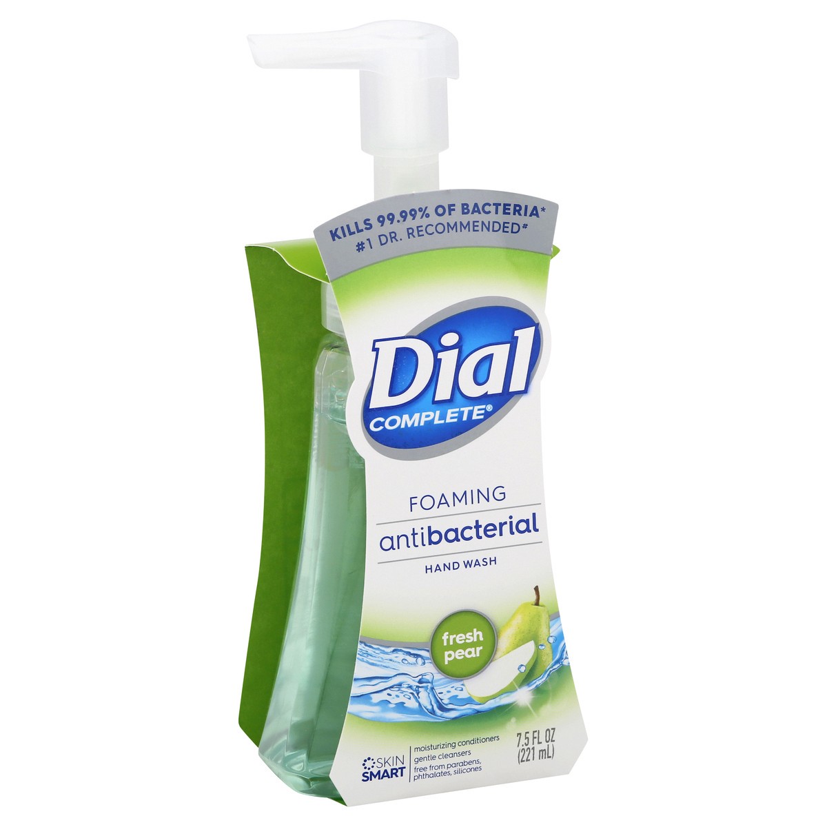 slide 12 of 12, Dial Antibacterial Foaming Hand Wash, Fresh Pear, 7.5 fl oz, 7.5 oz