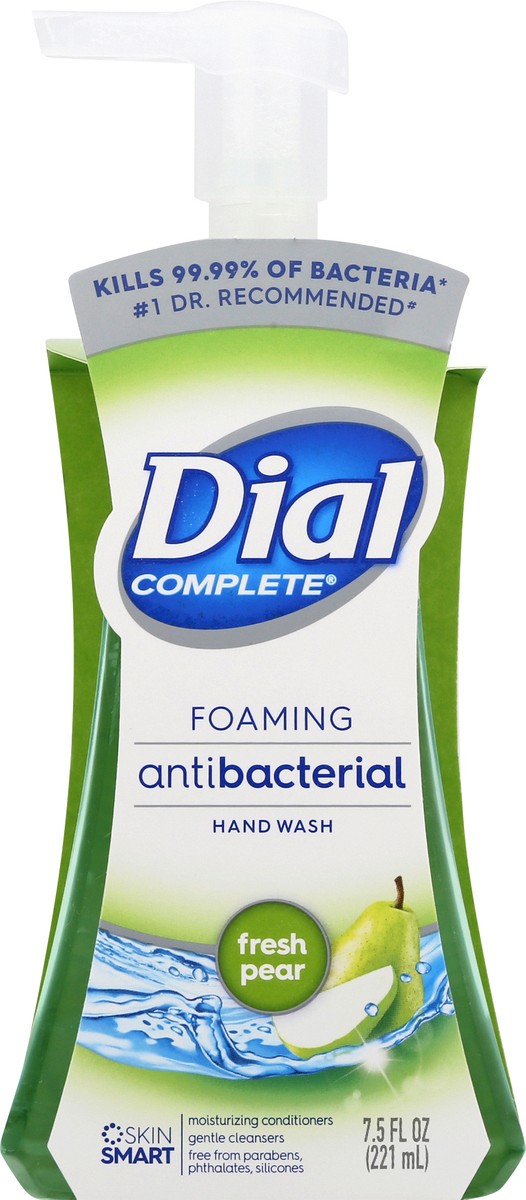 slide 5 of 12, Dial Antibacterial Foaming Hand Wash, Fresh Pear, 7.5 fl oz, 7.5 oz