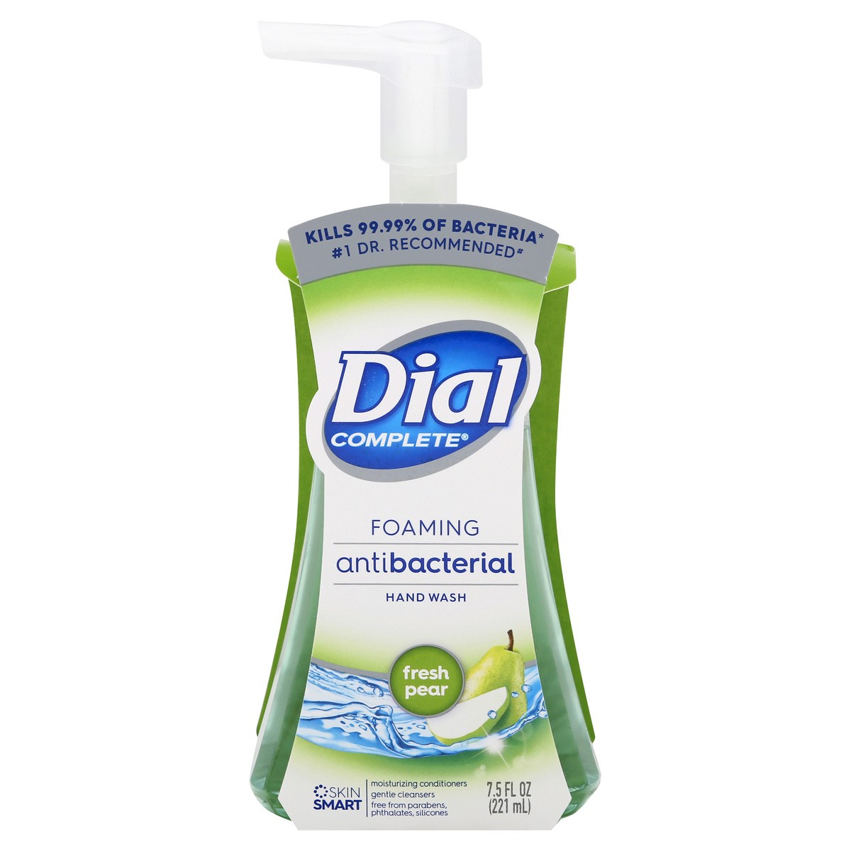 slide 1 of 12, Dial Antibacterial Foaming Hand Wash, Fresh Pear, 7.5 fl oz, 7.5 oz