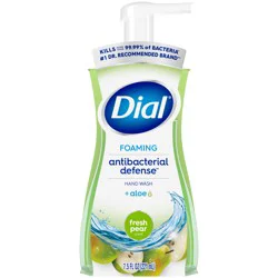 Dial Complete Antibacterial Foaming Hand Wash, Fresh Pear - 7.5 fl oz