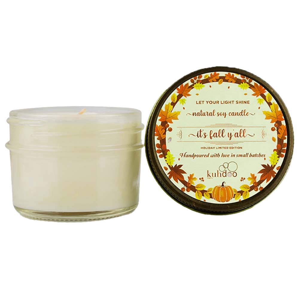 slide 1 of 1, Kuhdoo It's Fall Y'all Candle, 4 oz