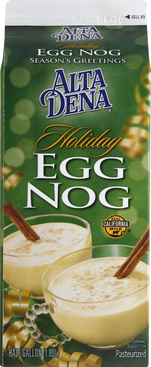 slide 5 of 7, Alta Dena Holiday Egg Nog 0.5 gal, 64 fl oz