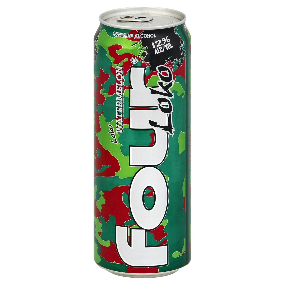 slide 4 of 5, Four Loko Watermelon Single Bottle, 23.5 oz