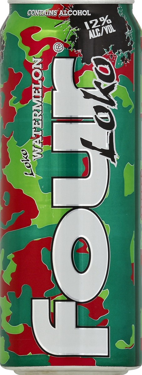 slide 1 of 5, Four Loko Watermelon Single Bottle, 23.5 oz