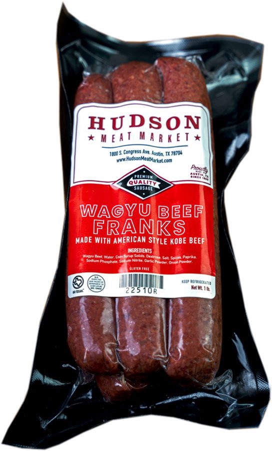 slide 1 of 1, Hudson Meat Market Wagyu Beef Franks, 16 oz