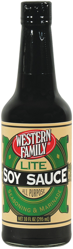 slide 1 of 1, Western Family Lite Soy Sauce, 10 oz