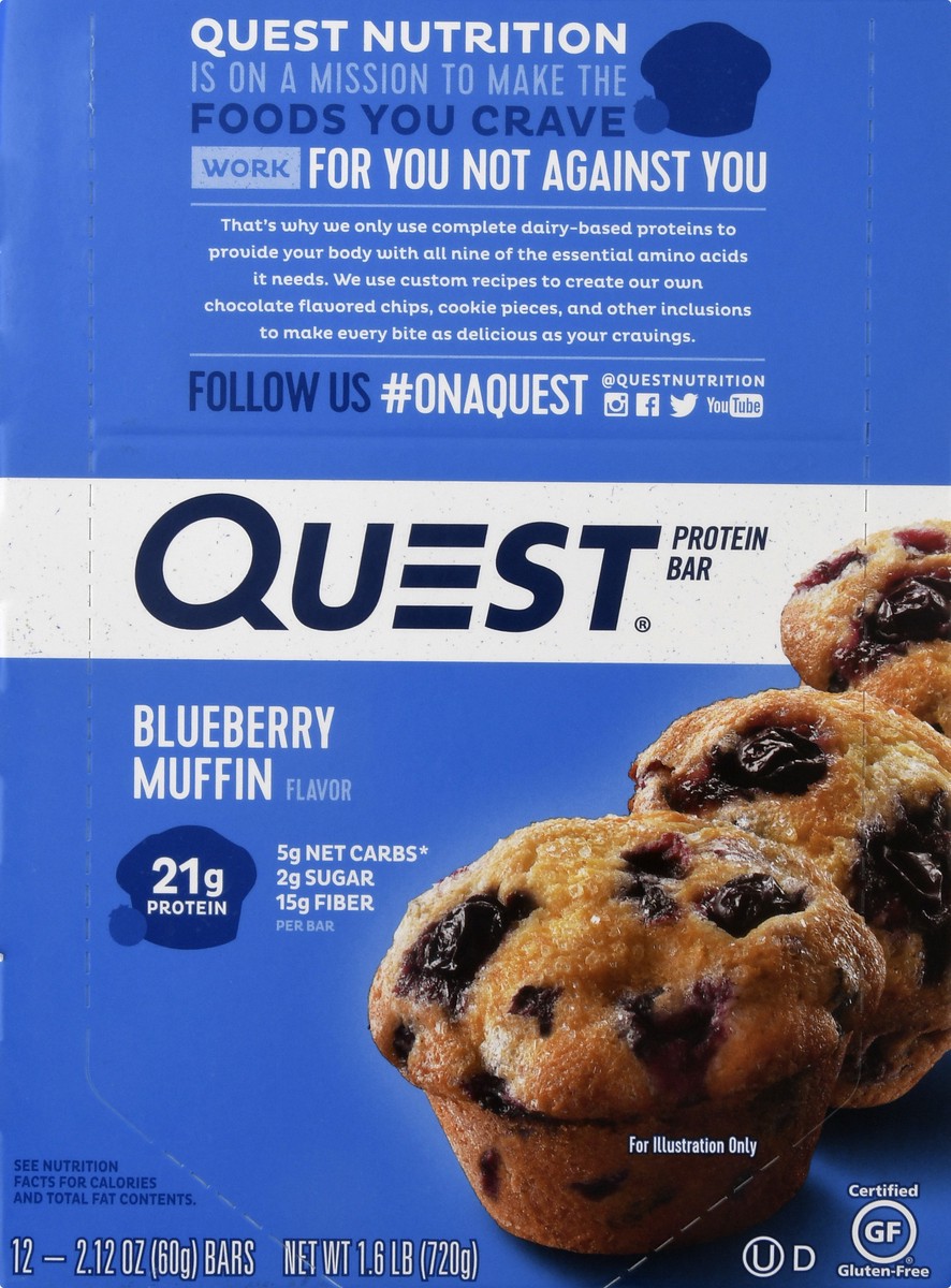 slide 6 of 9, Quest Protein Bar, 12 ct