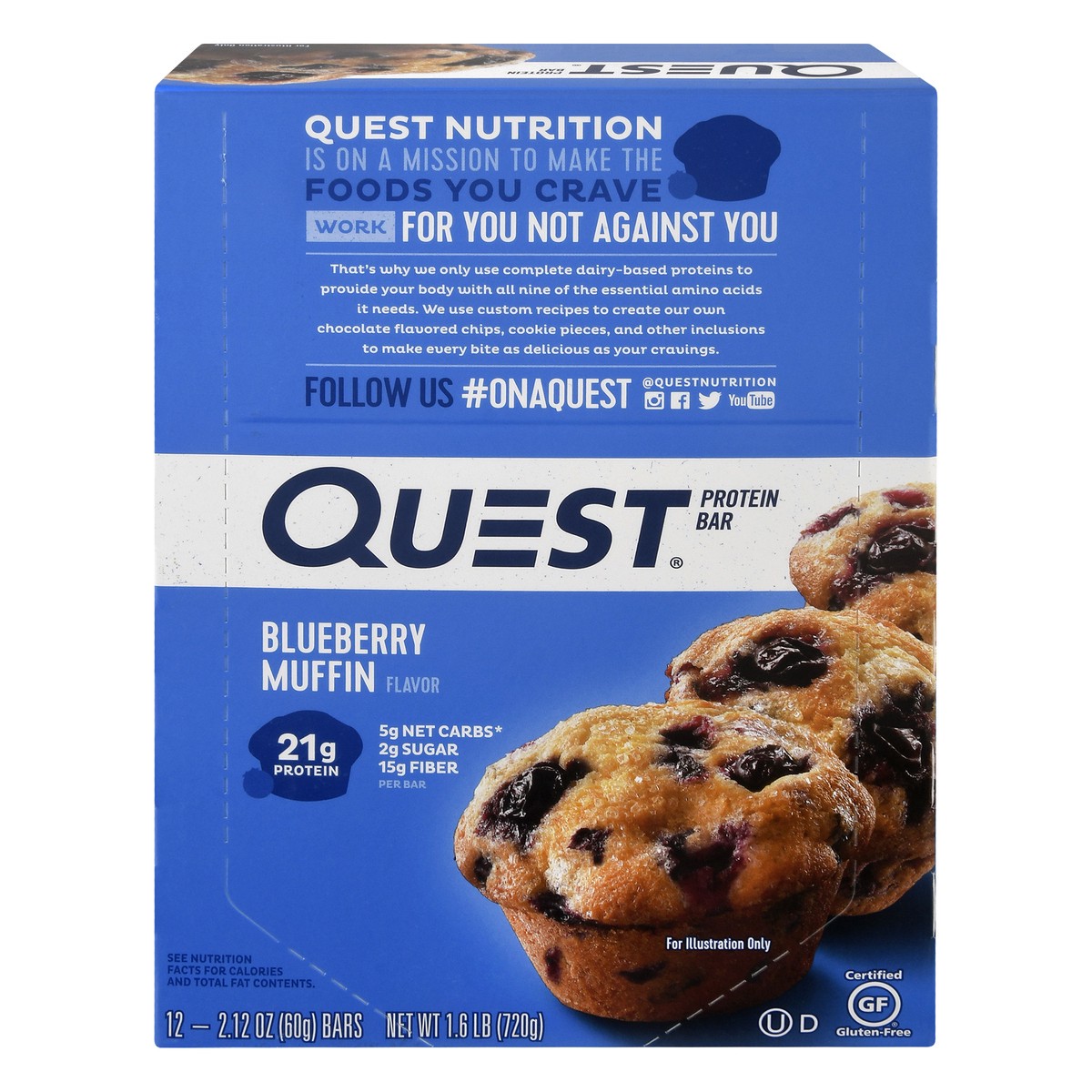 slide 1 of 9, Quest Protein Bar, 12 ct