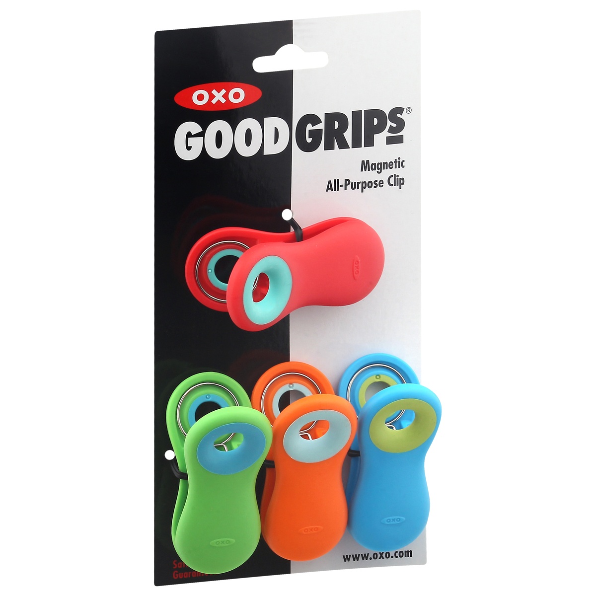 slide 2 of 8, OXO Good Grips Magnetic All-Purpose Clip Set, 4 ct