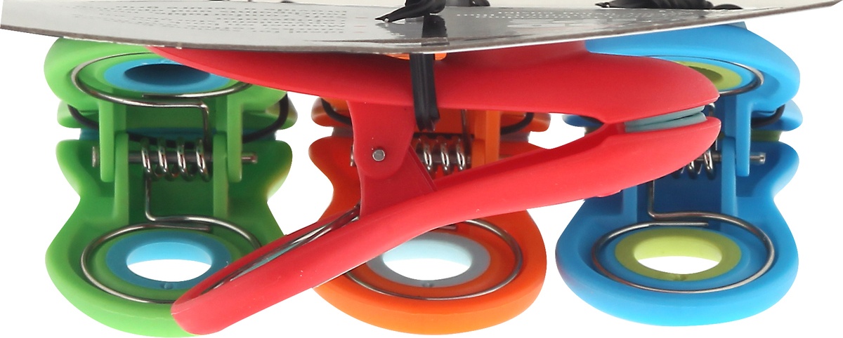 slide 4 of 8, OXO Good Grips Magnetic All-Purpose Clip Set, 4 ct