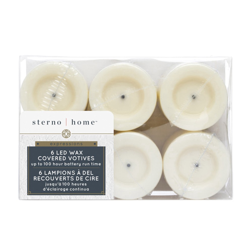 slide 2 of 2, Inglow Flameless Led Mini Curved Votives, 6 ct