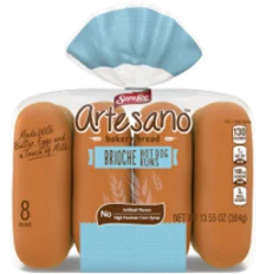 Sara Leeartesano Brioche Hot Dog Bun