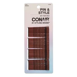 Conair Soft Touch Brown Bobby Oins