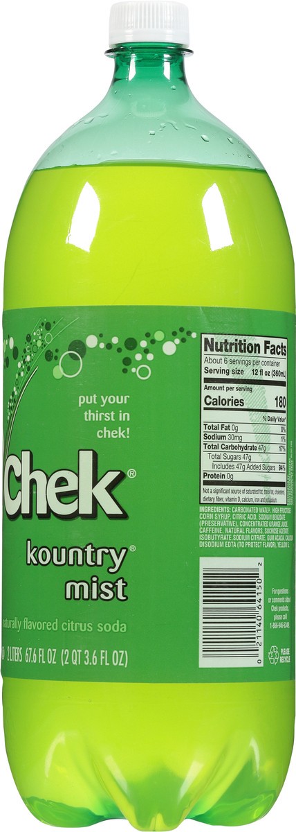 slide 9 of 11, Chek Kountry Mist Soda- 2 liter, 2 liter