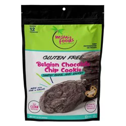 Maui Foods International Frozen Gourmet Gluten Free Belgian Chocolate Chip Bake at Home Cookie Dough