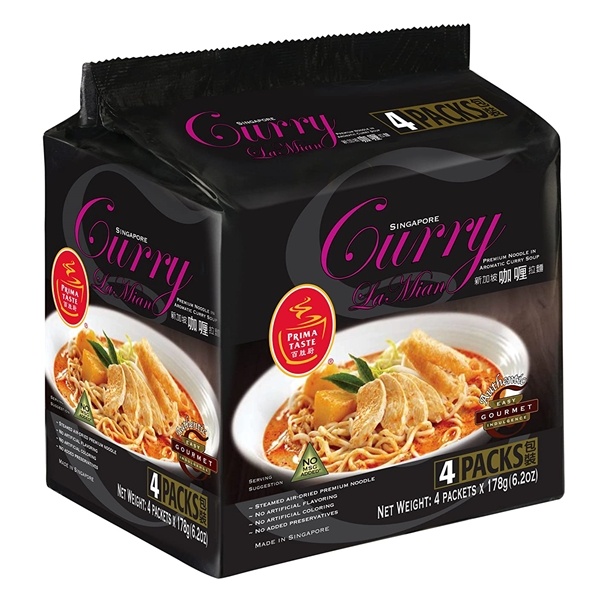 slide 1 of 1, Prima Taste Prima Singapore Curry Lamian, 24.8 oz