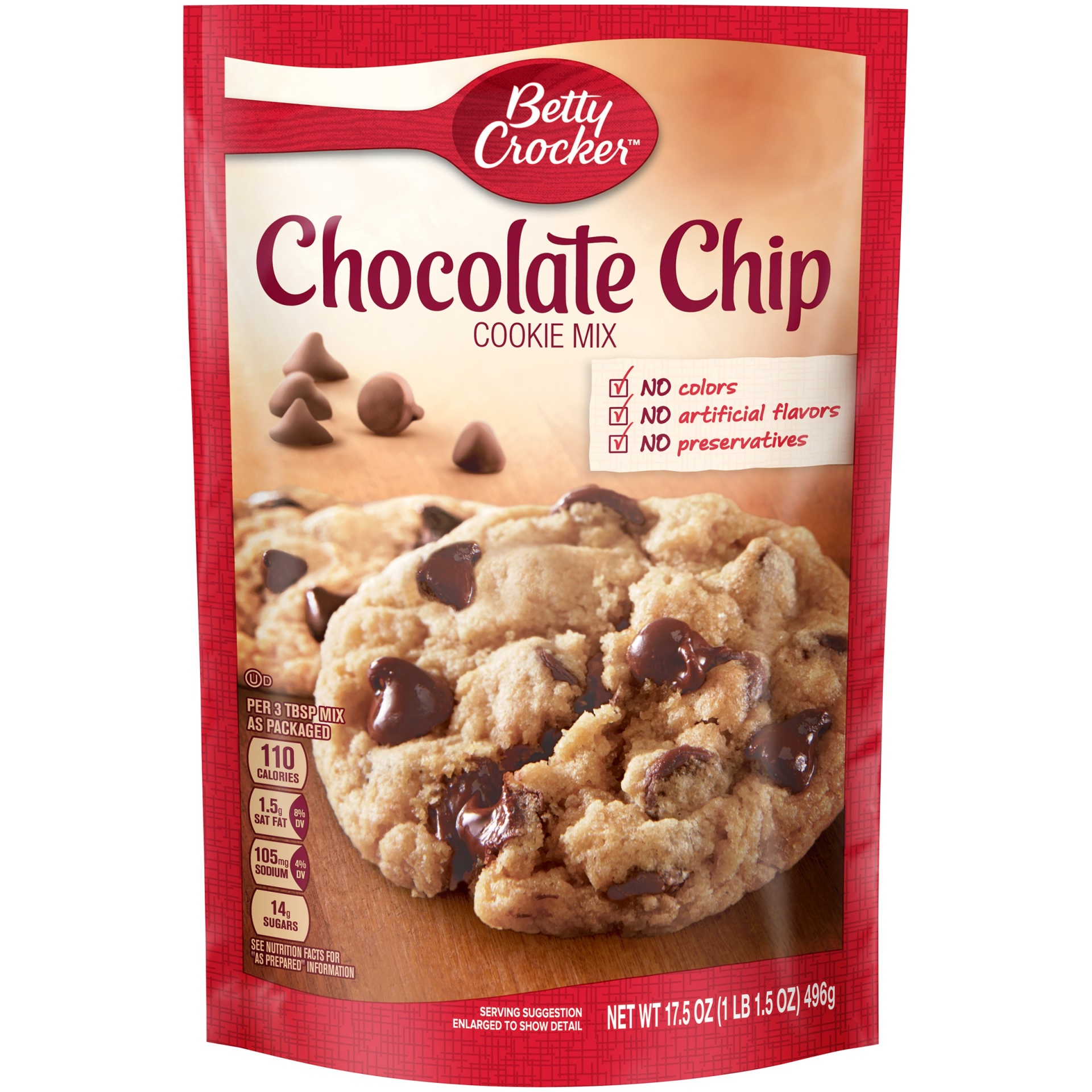 slide 1 of 4, General Mills Cookie Mix Chocolate Chip, 17.5 oz