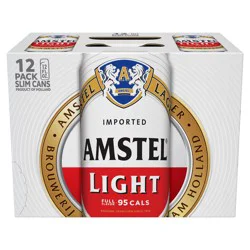 Amstel Lager Beer, 12 Pack, 12 fl oz Cans