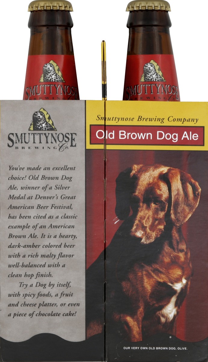 slide 3 of 4, Smuttynose Old Brown Dog Ale Bottles, 6 ct; 12 oz