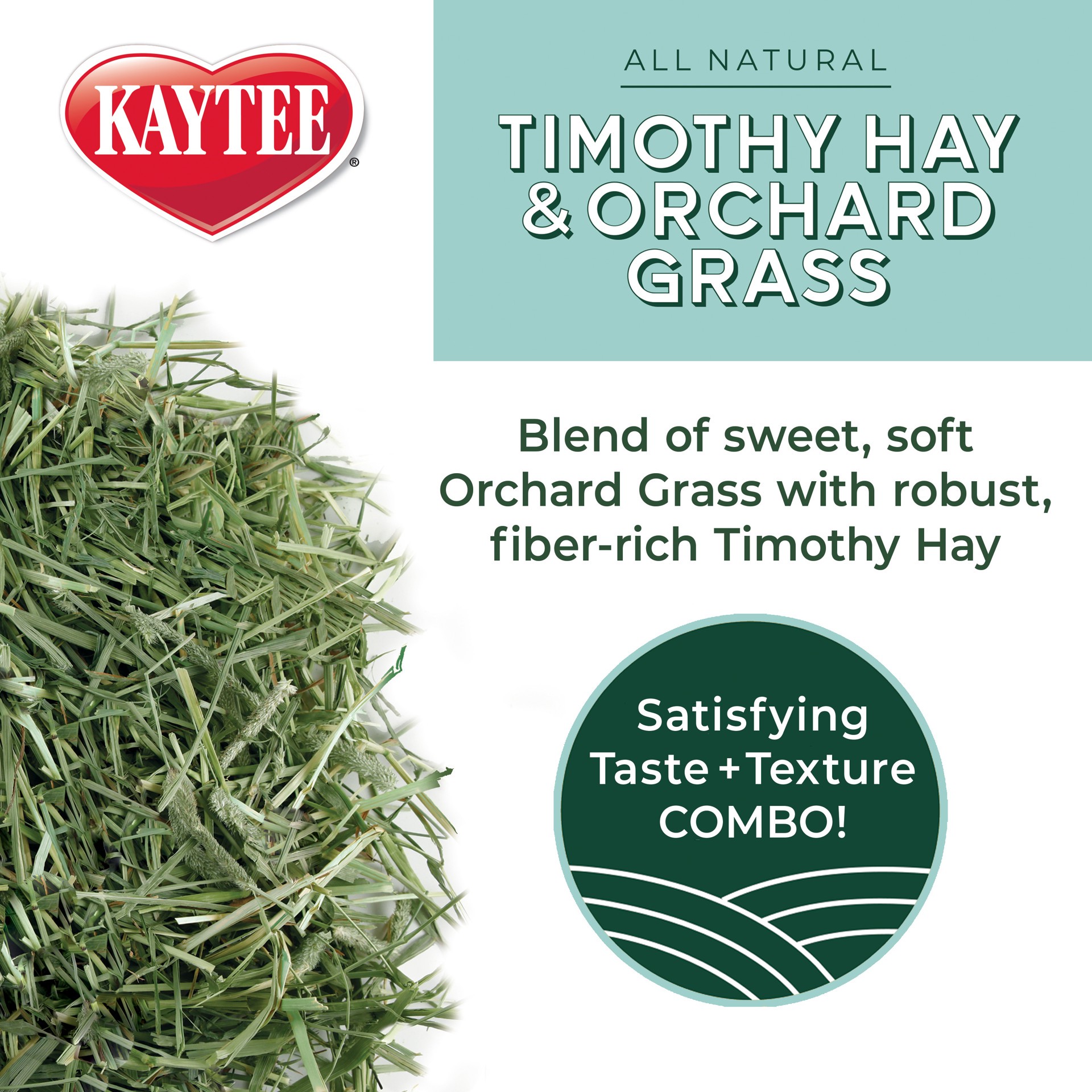 slide 2 of 8, Kaytee Timothy Hay & Orchard Grass 48 oz, 1 ct
