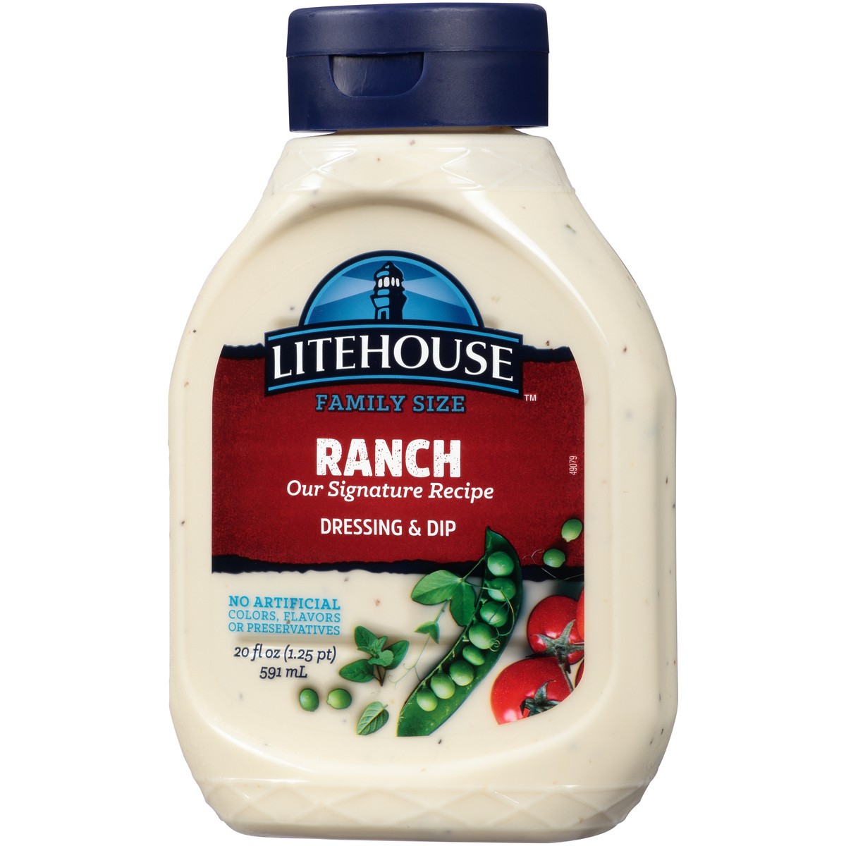 slide 5 of 9, Litehouse Family Size Ranch Dressing & Dip 20 fl. oz. Squeeze Bottle, 20 fl oz