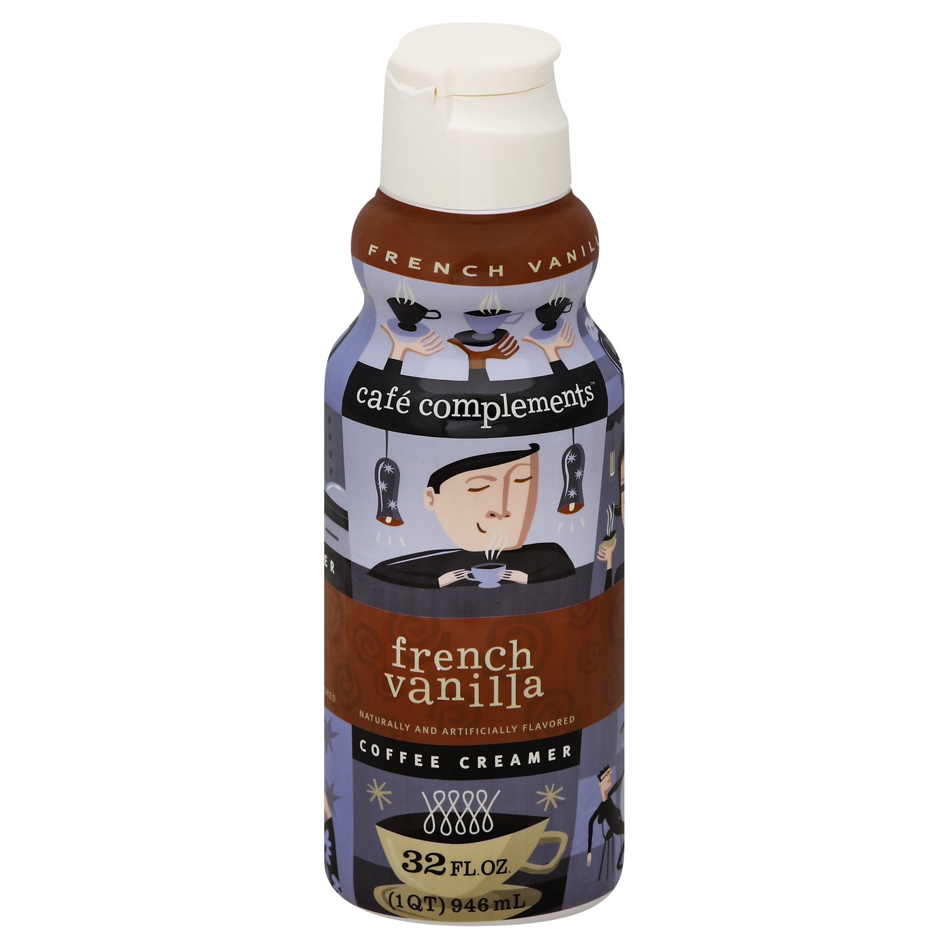slide 1 of 1, Cafe Complements French Vanilla Coffee Creamer, 32 oz