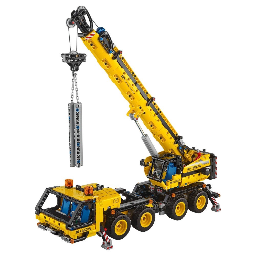 slide 2 of 6, LEGO Technic Mobile Crane 42108 Building Kit, 1 ct