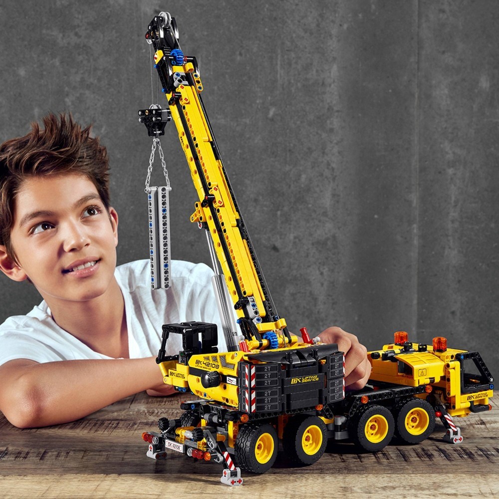 slide 3 of 6, LEGO Technic Mobile Crane 42108 Building Kit, 1 ct