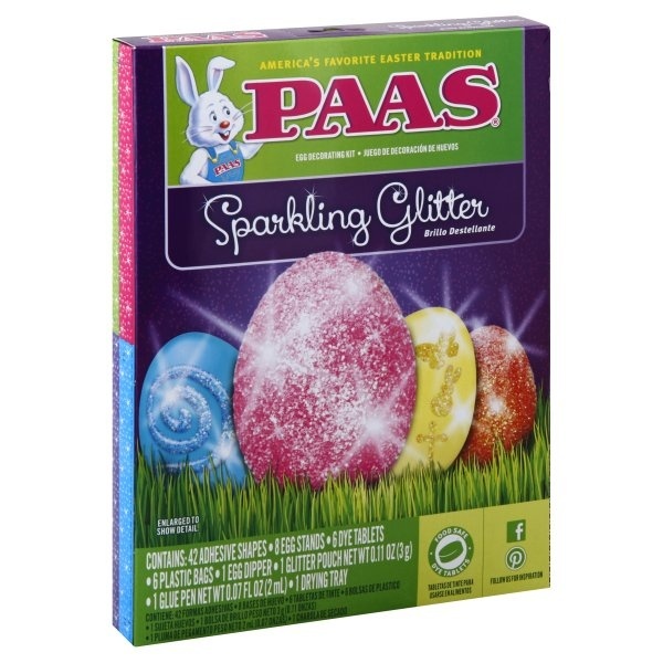 slide 1 of 1, PAAS Sparkling Glitter Easter Egg Decorating Kit, 1 ct