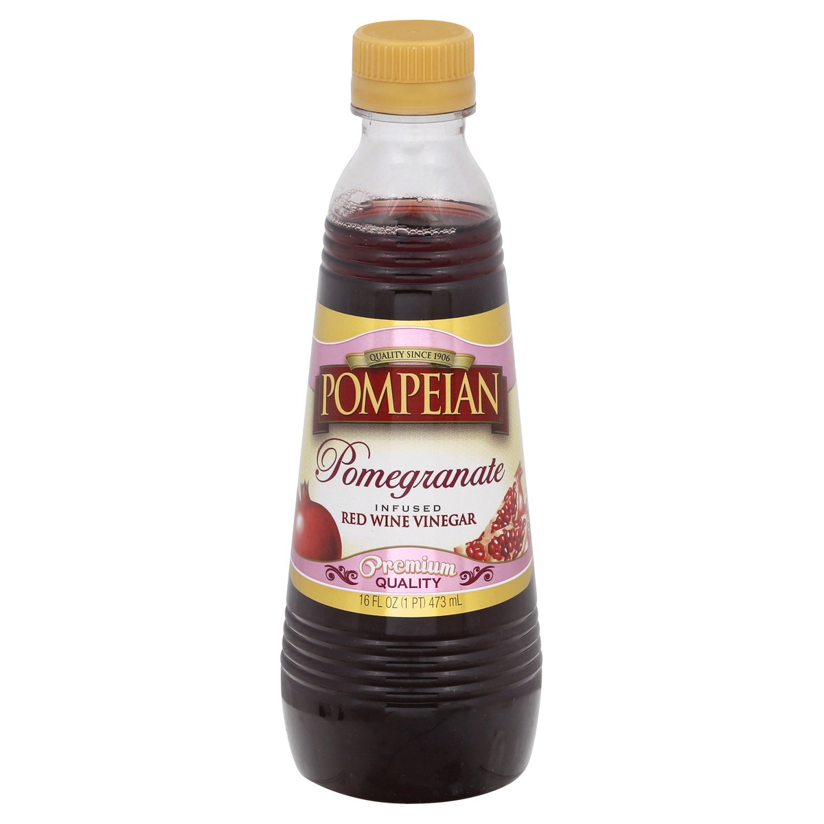 slide 1 of 12, Pompeian Infused Pomegranate Red Wine Vinegar 16 oz, 16 fl oz