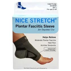 Brownmed Nice Stretch Plantar Fasciitis Sleeve, Large/X-Large