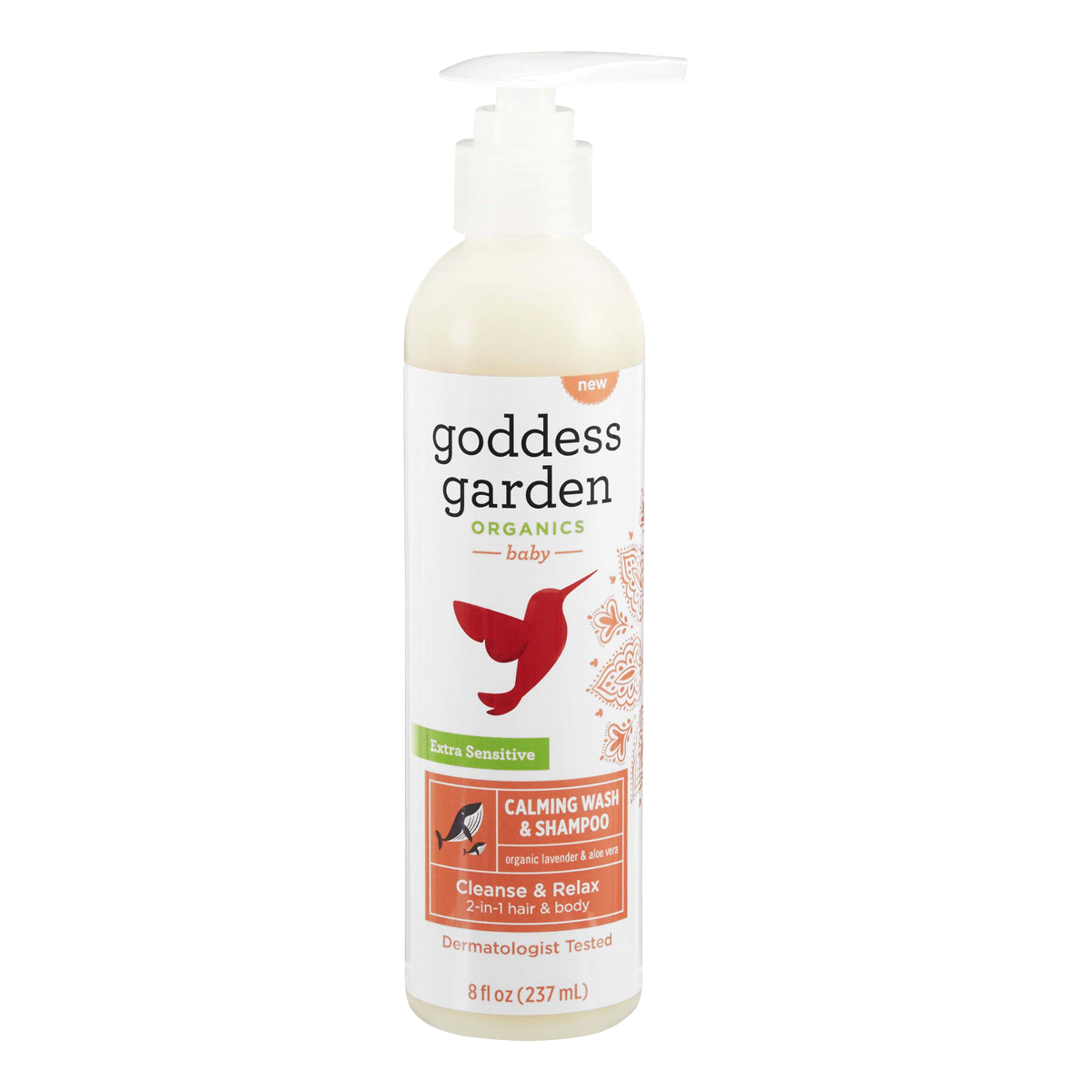 slide 1 of 1, Goddess Garden Organics Calming Wash And Shampoo, 8 oz