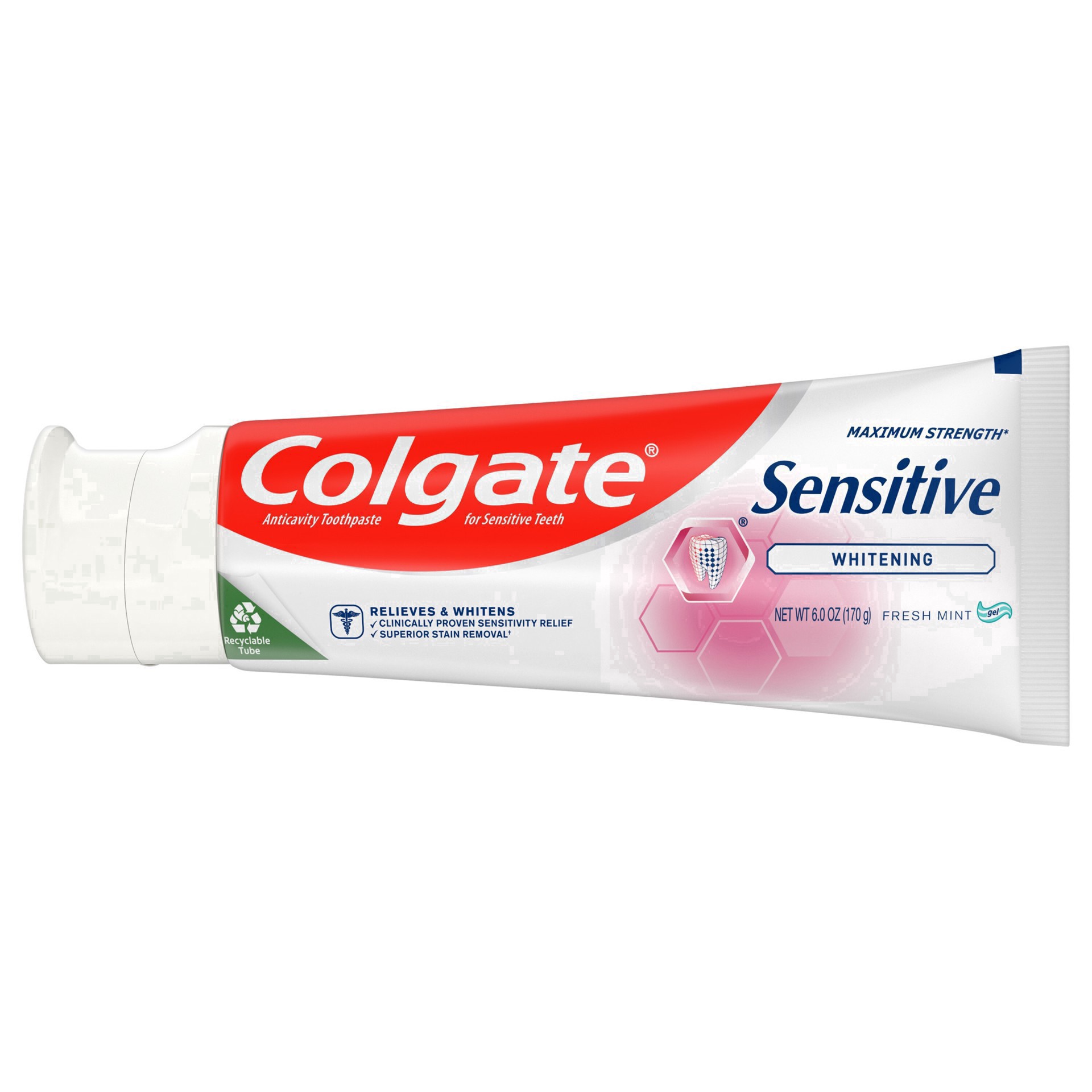 slide 15 of 79, Colgate Sensitive Maximum Strength Whitening Toothpaste, 6 oz