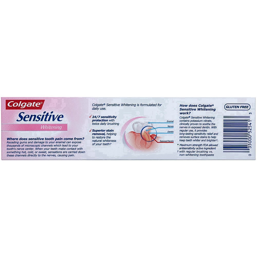 slide 8 of 79, Colgate Sensitive Maximum Strength Whitening Toothpaste, 6 oz