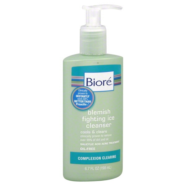 slide 1 of 1, Biore Blemish Fighting Ice Cleanser, 6.77 oz