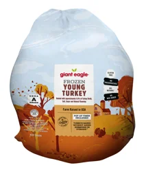 Giant Eagle Frozen Tom Turkey, 16-22 lb.