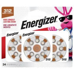 Energizer EZ TURN & LOCK Size 312 24-Pack
